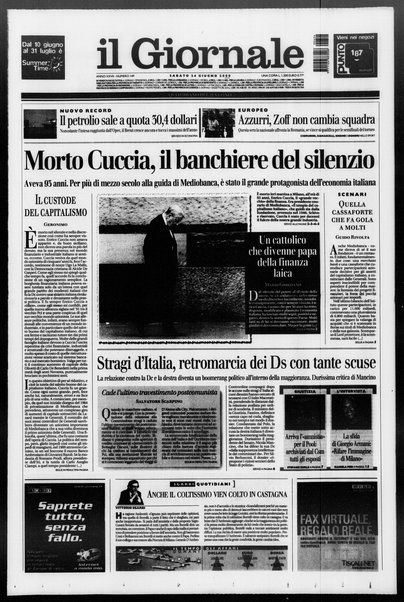 Il giornale : quotidiano del mattino